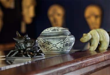 cherokee art black pot