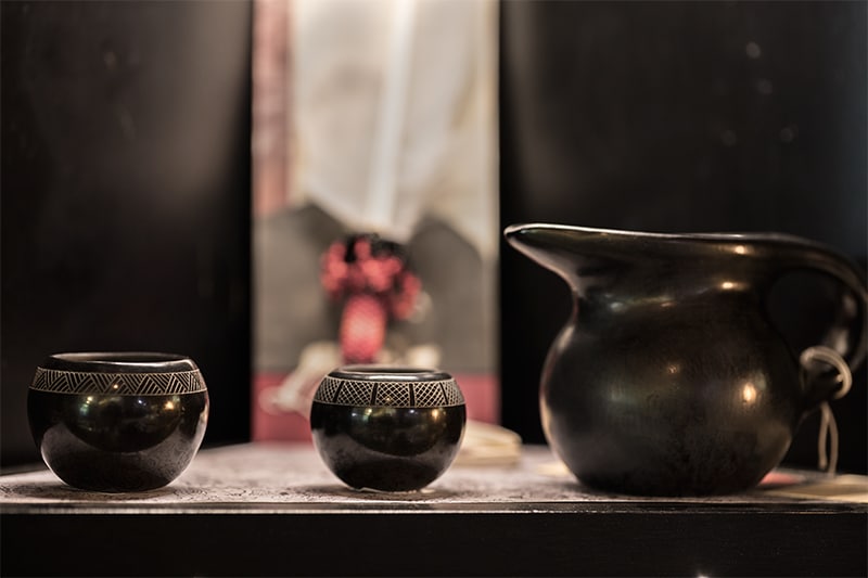 cherokee art three black pots