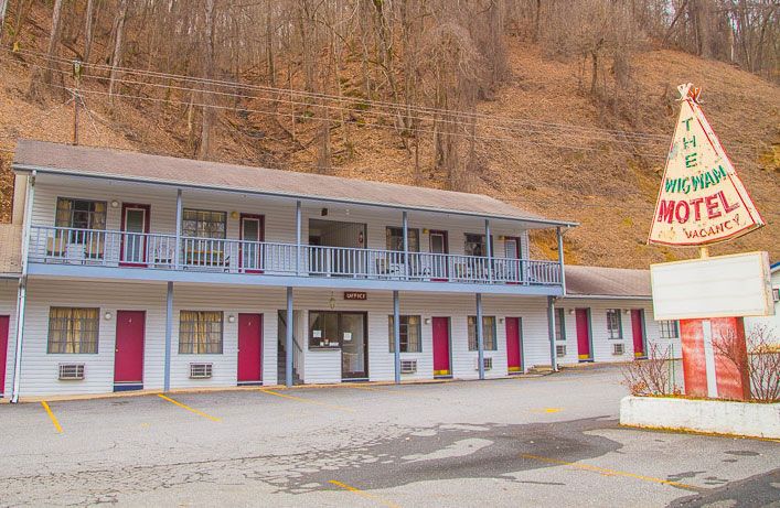 cherokee wigwam motel outside