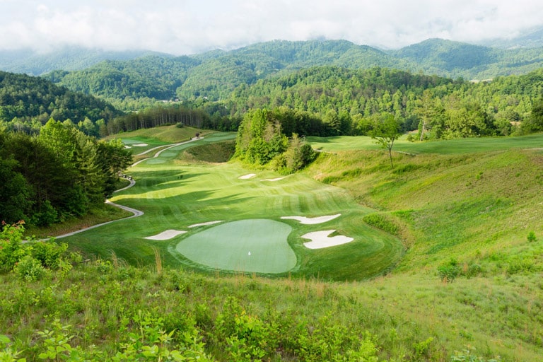 golf course view