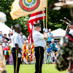 cherokee powwow flag ceremony