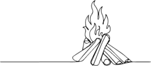 fire line drawing